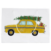 New York Yellow Cab Taxi-kerstboom Groot Cadeauzakje (Achterkant)
