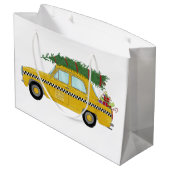 New York Yellow Cab Taxi-kerstboom Groot Cadeauzakje (Achterkant Gekanteld)