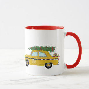 New York Yellow Cab Taxi-kerstboom Mok