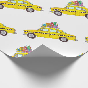 New York Yellow Cab Taxi-kerstcadeaus Cadeaupapier