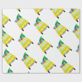 New York Yellow Cab Taxi-kerstcadeaus Cadeaupapier (Vlak)