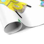 New York Yellow Cab Taxi-kerstcadeaus Cadeaupapier (Rol Hoek)