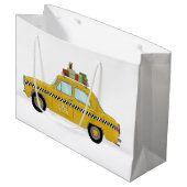 New York Yellow Cab Taxi-kerstcadeaus Groot Cadeauzakje (Voorkant Gekanteld)