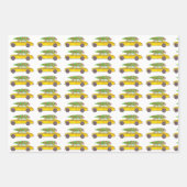 New York Yellow Cab Taxi-kerstcadeaus Inpakpapier Vel (Voorkant 2)