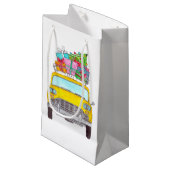 New York Yellow Cab Taxi-kerstcadeaus Klein Cadeauzakje (Voorkant Gekanteld)