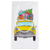 New York Yellow Cab Taxi-kerstcadeaus Klein Cadeauzakje (Voorkant)