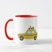 New York Yellow Cab Taxi-kerstcadeaus Mok (Links)