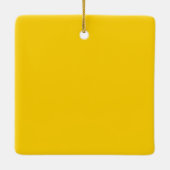 New York Yellow Taxi Cab Driver Fun Keramisch Ornament (Achterkant)