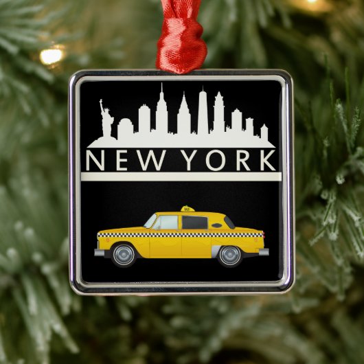 New York Yellow Taxi Cab - Ornament (Boom)