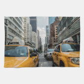 New York Yellow Taxi Cabs Theedoek (Horizontaal)