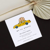 New York Yellow Taxi Square Moving Announements Aankondiging