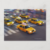 New York Yellow Taxi's Briefkaart (Voorkant)