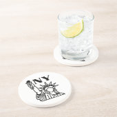 NEW YORK ZANDSTEEN ONDERZETTER (Zijkant)