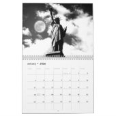 New York (Zwart & Wit) Kalender (Jan 2026)