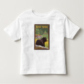 New YorkBlack Beer in Forest Kinder Shirts (Voorkant)