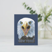 New YorkEagle Up Close Briefkaart (Staand voorkant)