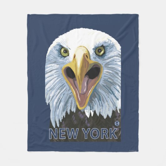 New YorkEagle Up Close Fleece Deken (Voorkant)