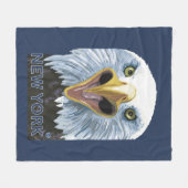 New YorkEagle Up Close Fleece Deken (Voorkant (Horizontaal))