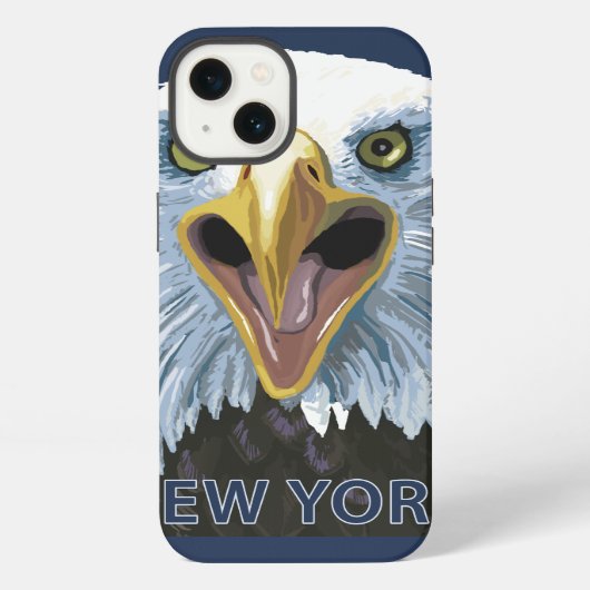 New YorkEagle Up Close iPhone Hoesje (Achterkant)