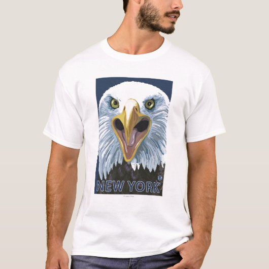 New YorkEagle Up Close T-shirt (Voorkant)