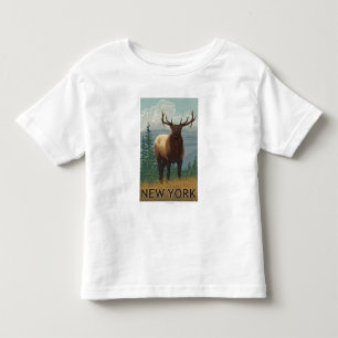 New YorkElk Scene Kinder Shirts
