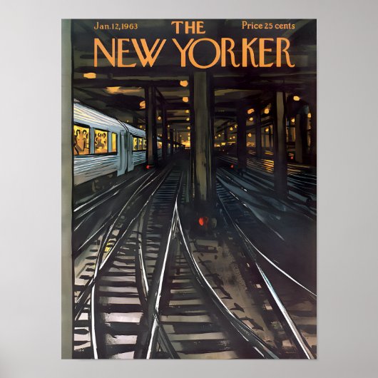 New Yorker 12 januari 1963 Poster (Voorkant)