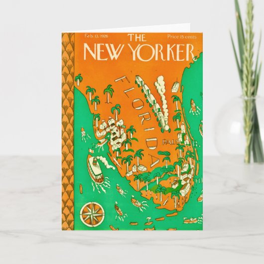 New Yorker Cover February 1926 Note Card Bedankkaart (Voorkant)