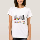 New Yorker dame, schoonheid, elegant, chic T-shirt (Voorkant)
