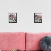 New Yorker Hoesje van het dagelijks leven in New Y Muurkunst Sets (Woonkamer)