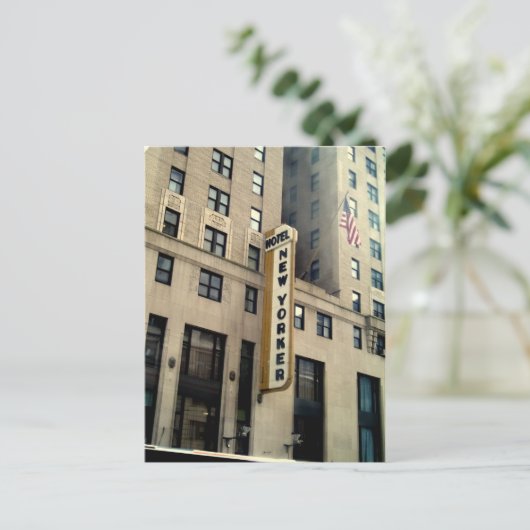 New Yorker Hotel Briefkaart (Staand voorkant)