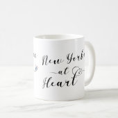 New Yorker in Heart Mok, NYC Koffiemok (Voorkant rechts)