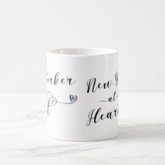 New Yorker in Heart Mok, NYC Koffiemok (Center)