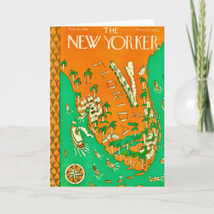 New Yorker-omslag februari 1926 Notitiekaart