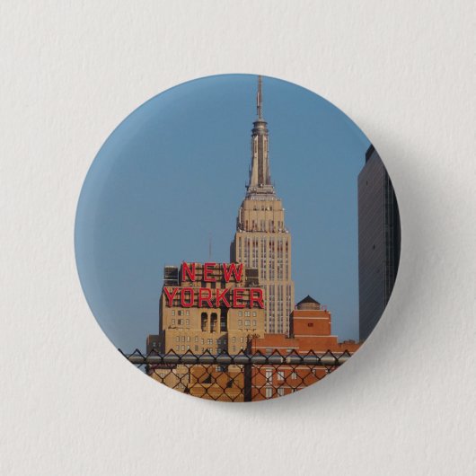New Yorker Ronde Button 5,7 Cm (Voorkant)
