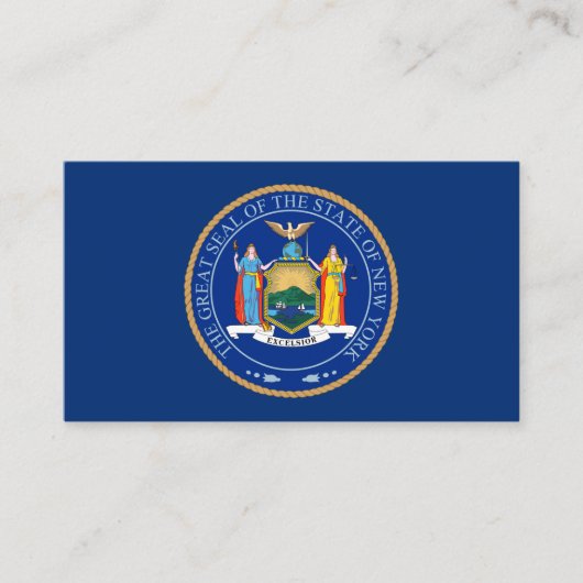 New Yorker Seal, Seal of New York Visitekaartje (Voorkant)