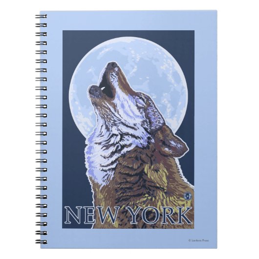 New YorkHowling Wolf Notitieboek (Voorkant)