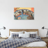 New YorkLarge Letter ScenesNew York State 3 Canvas Afdruk (Insitu (Slaapkamer))