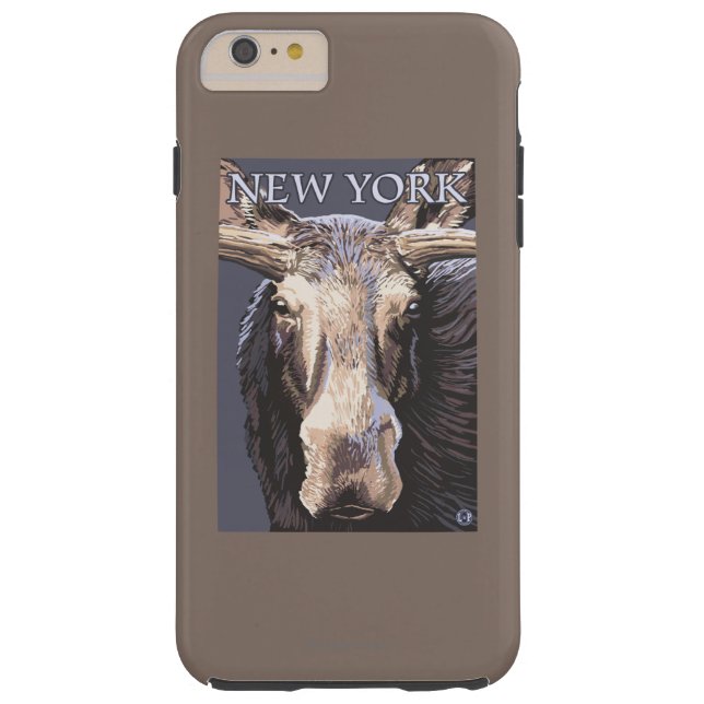 New YorkMoose Up Close Case-Mate iPhone Case (Achterkant)