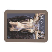 New YorkMoose Up Close Magneet (Horizontaal)