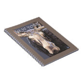 New YorkMoose van dichtbij Notitieboek (Rechterzijde)