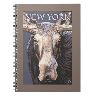 New YorkMoose van dichtbij Notitieboek