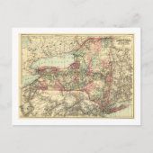 New YorkPanoramic MapNew York Briefkaart (Voorkant)