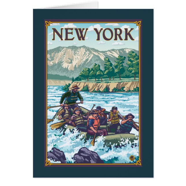 New YorkRiver Rafting Scene (Voorkant)