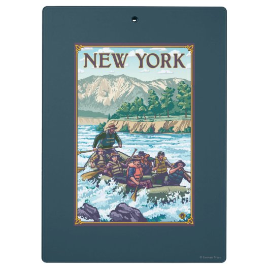 New YorkRiver Rafting Scene Klembord (Achterkant)