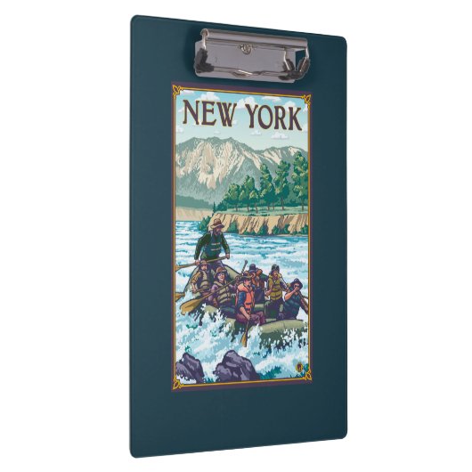 New YorkRiver Rafting Scene Klembord (Rechts)