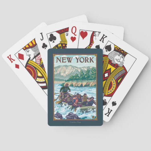 New YorkRiver Rafting Scene Speelkaarten (Achterkant)