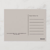 New York's Eve, Nieuwjaarsfeest Uitnodiging (Achterkant)