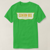  New Yorkse Shield Clinton Hill Brooklyn T-shirt (Design voorkant)
