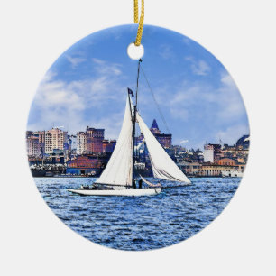 New Yorkse skyline Keramisch Ornament