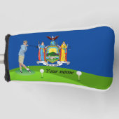 New Yorkse staatsvlag Golfheadcover (Voorkant)